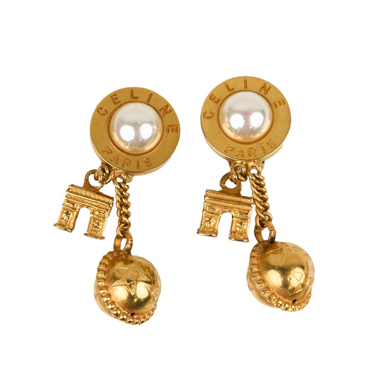 Celine｜ Rare Vintage  Earring star ball 1989