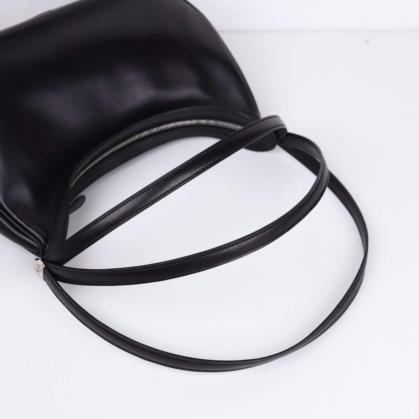 Hermes｜Caporal Handbag Evercalf Black 2002  Margiela
