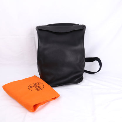 Hermes Sherpa PM Backpack in Gulliver Black 2001, full view