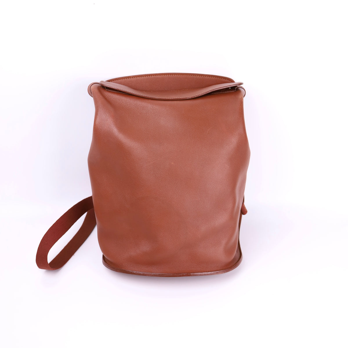 Hermes Sherpa PM Backpack in Brown Gulliver 2001, front  view