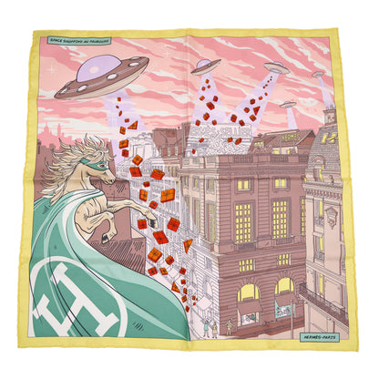 Hermes | Silk Scarf Carre 45 Space Shopping au Faubourg