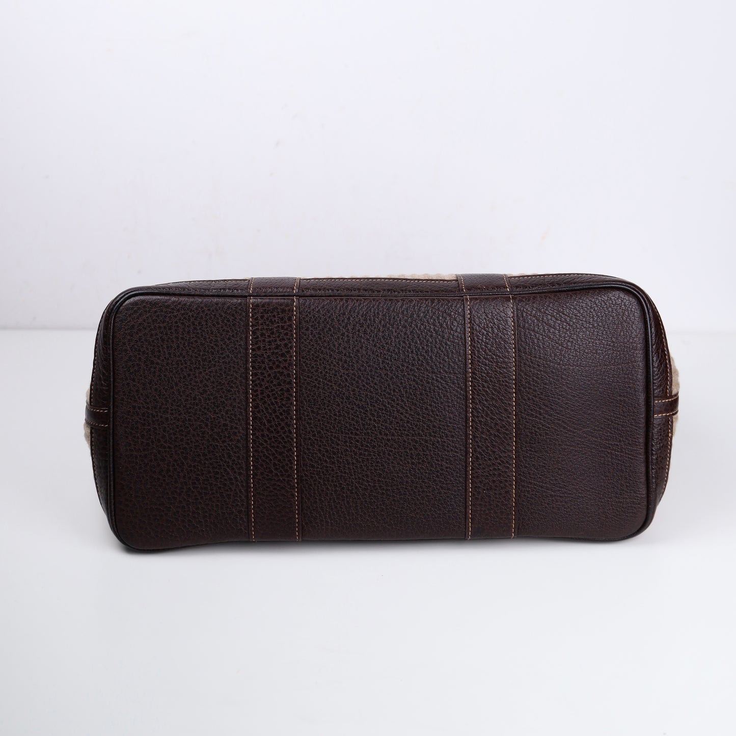 Hermes｜ Limited Garden Party PM Wool/Buffalo Handbag 2006