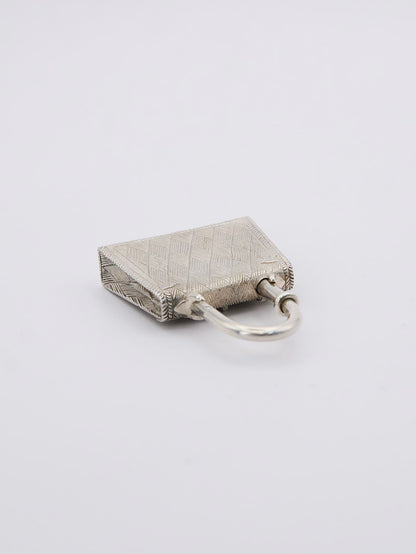 Hermes |Kelly bag  motif Cadena Silver S925