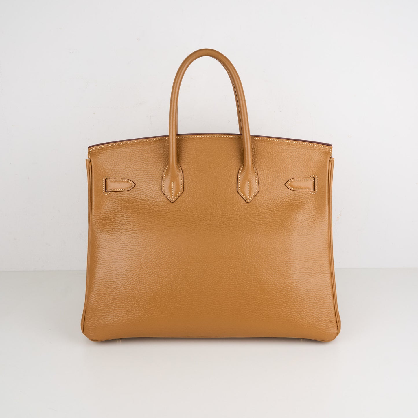 Hermes｜Birkin 35 Handbag Natural Sable Vachette Ardennes 2002