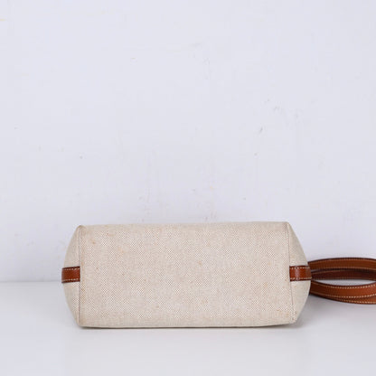 Hermes｜ Berlingot Shoulder Bag Barenia/Toile 2001