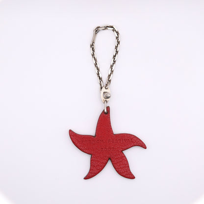 Hermes | S925 Silver Chain Bag Charm Cherve  Starfish