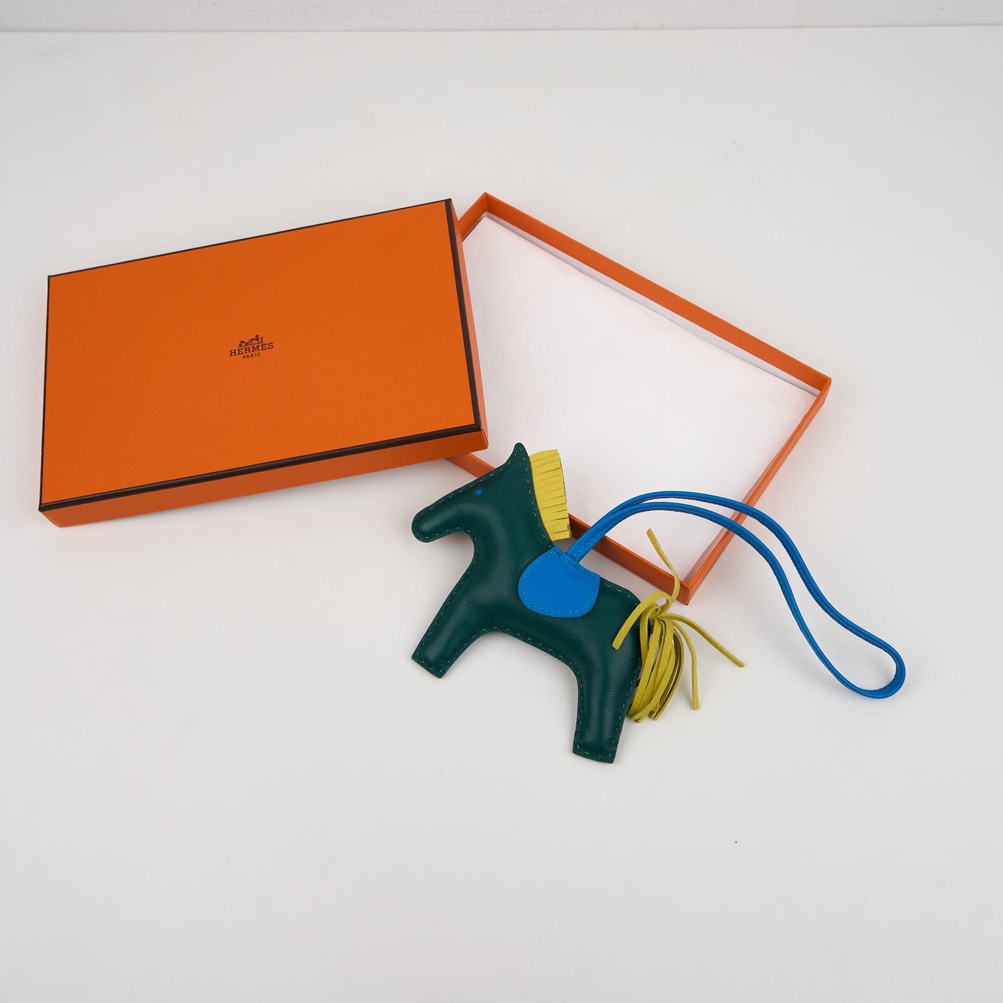 Hermes |Rodeo MM Malachite Charm 2018
