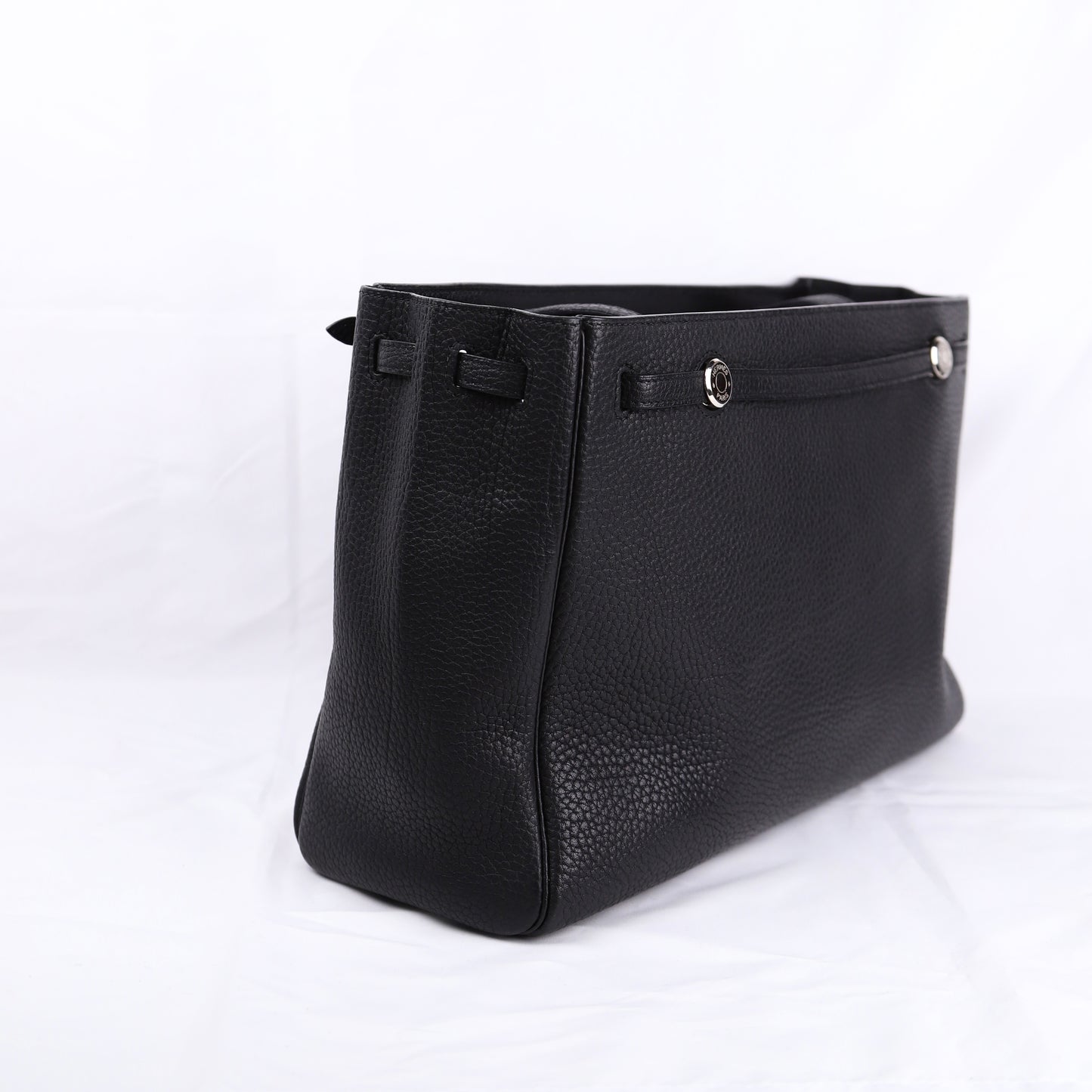 Hermes Cabana Tote Bag in Black Togo 2002