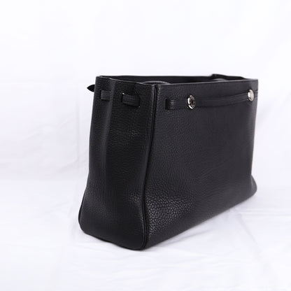 Hermes Cabana Tote Bag in Black Togo 2002