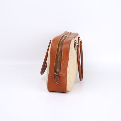 Hermes Plume Elan 28 Handbag in Peau de Porc/Crinoline 2002, right view