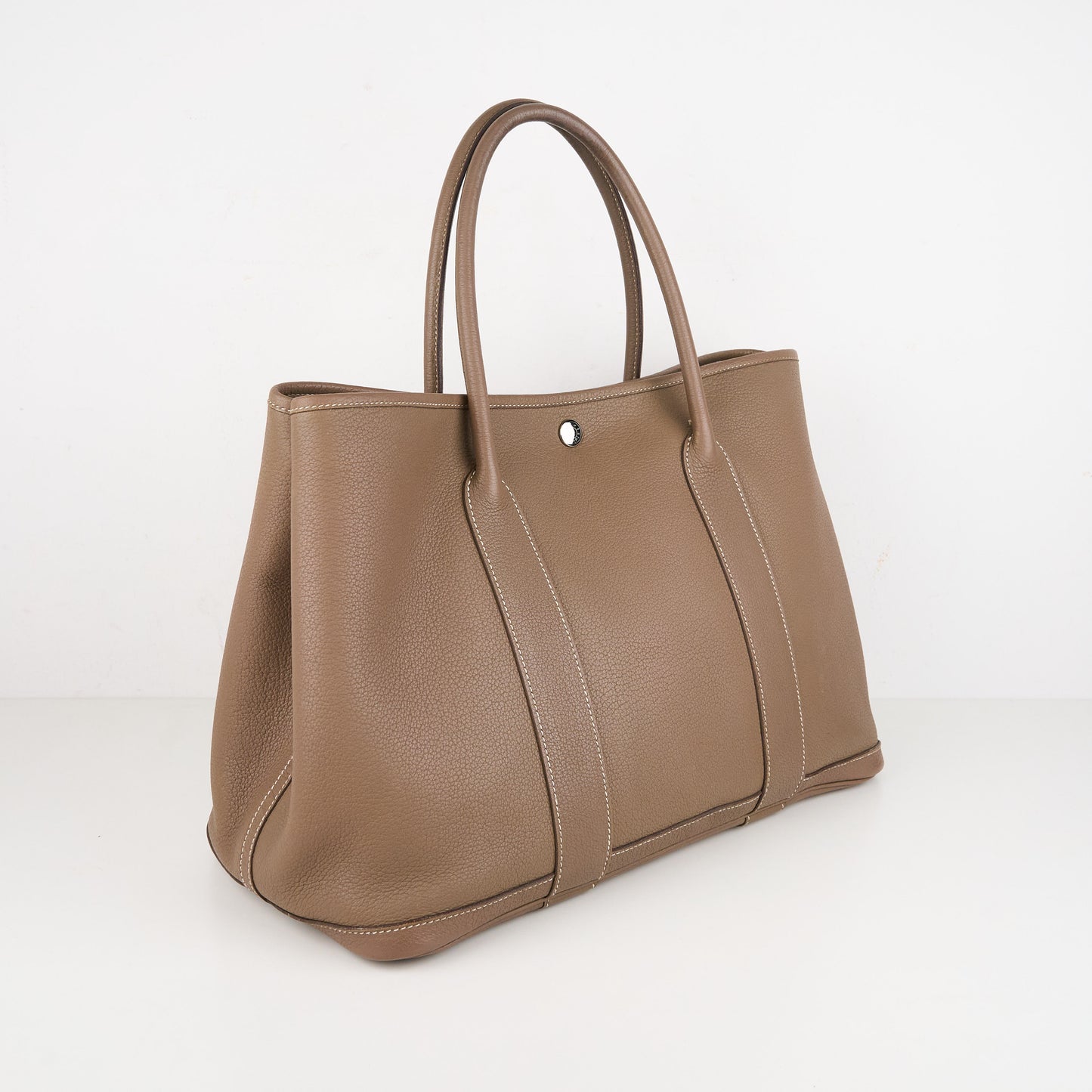 Hermes｜ Garden Party PM Handbag Negonda Etoupe 2008