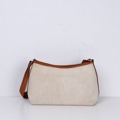 Hermes｜ Berlingot Shoulder Bag Barenia/Toile 2001