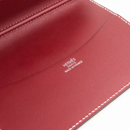 Hermes| Journal Case Passport Cover Chamonix Rouge H 2003