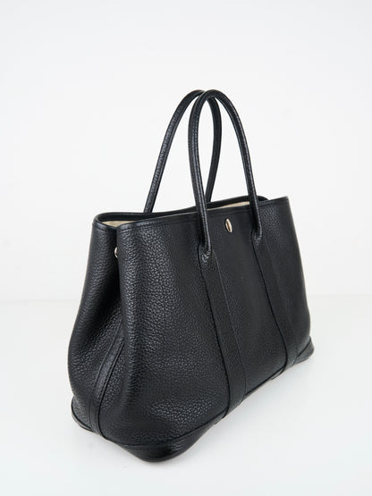 Hermes｜ Garden Party TPM  Black  Vache Country 2007