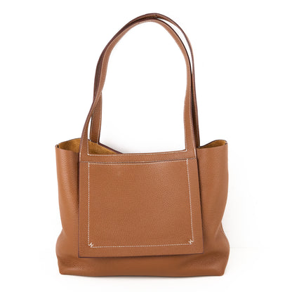 Hermes｜Cabasellier  Tote bag  Gold Taurillon Clemence 2022