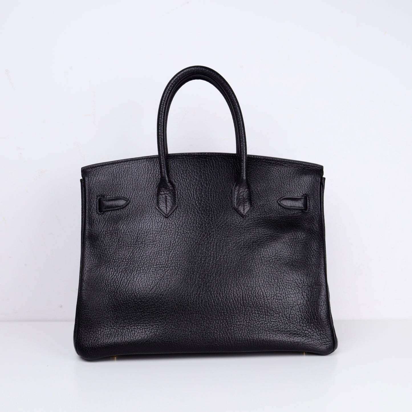 Hermes| Birkin 35 Handbag  Black Coromandel Cherve 2001