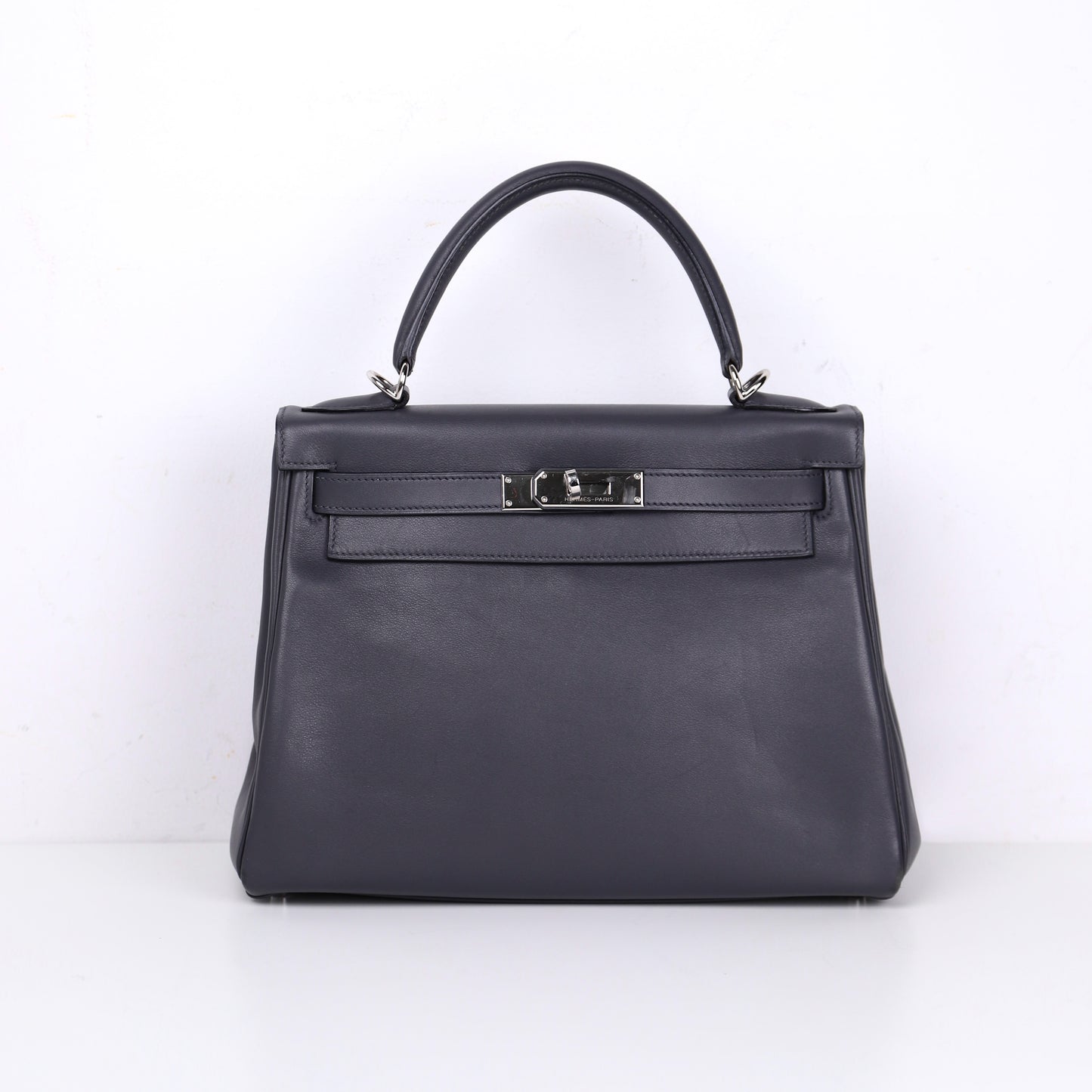 Hermes｜Kelly 28 Handbag Swift  Graphite 2007