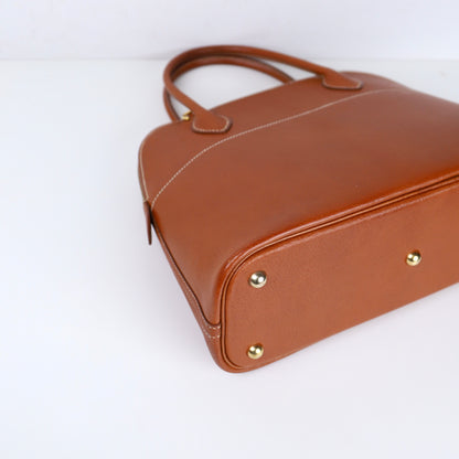 Hermes｜Bolide 31 2-way Handbag Pig Skin Peau De Porc Toffee 2001