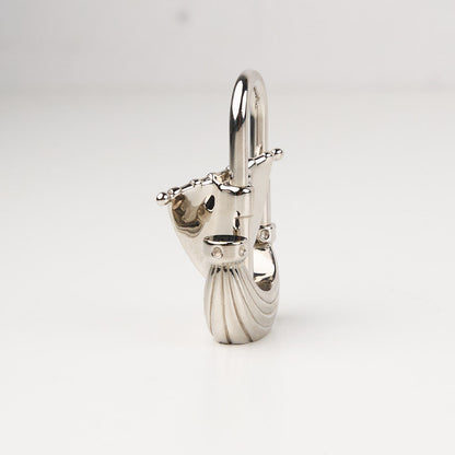 Hermes| Palladium Plated  L'Air De Paris  Cadena Lock 2006