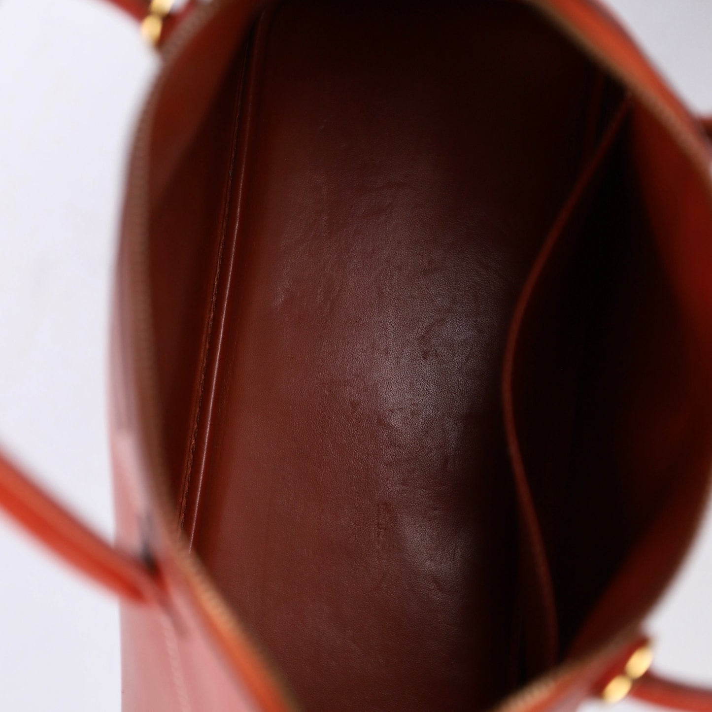 Hermes｜Bolide 31 Handbag Box Calf Brique 1995