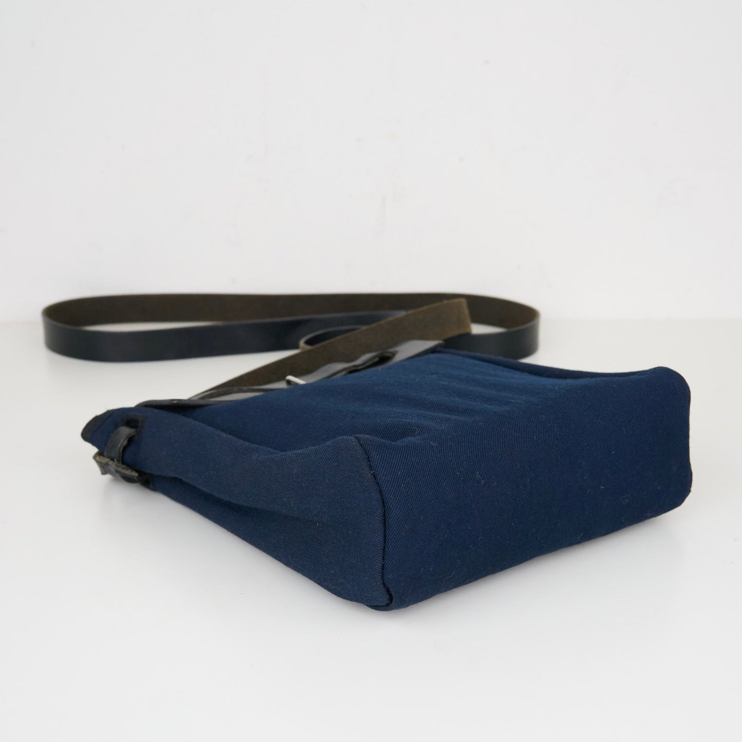 Hermes｜  Mini  Herbag Shoulder Bag Navy Black 2004