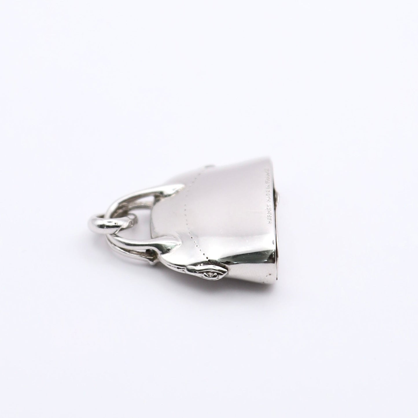 Hermes | S925 Silver  Bolide Bag Motif Pendant Top Charm