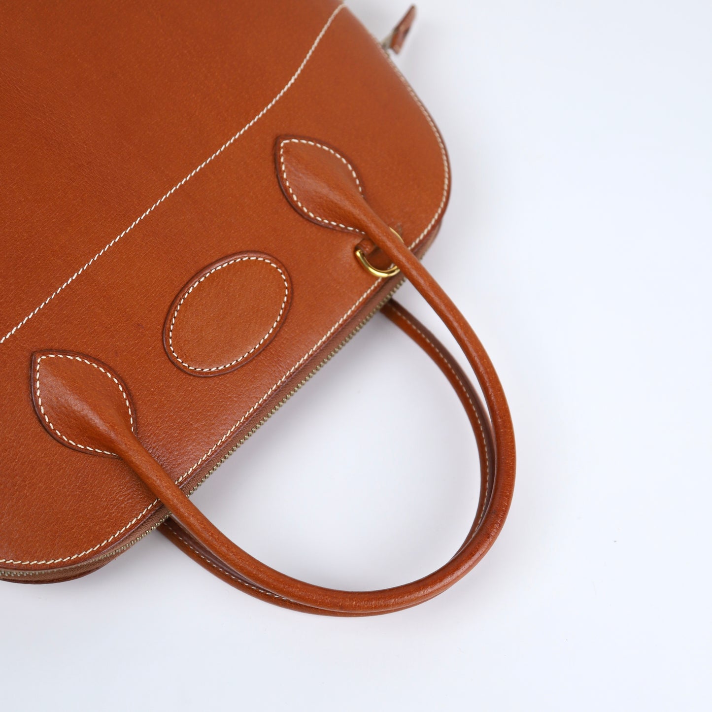 Hermes｜Bolide 31 2-way Handbag Pig Skin Peau De Porc Toffee 2001