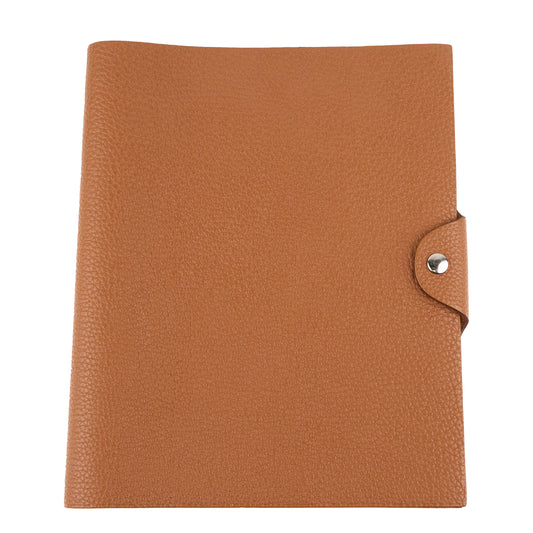 Hermes|Ulysse Notebook Cover Togo Gold 2015