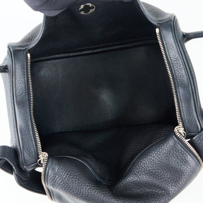 Hermes｜ Lindy 34 Shoulder bag Black Taurillon Clemence 2007