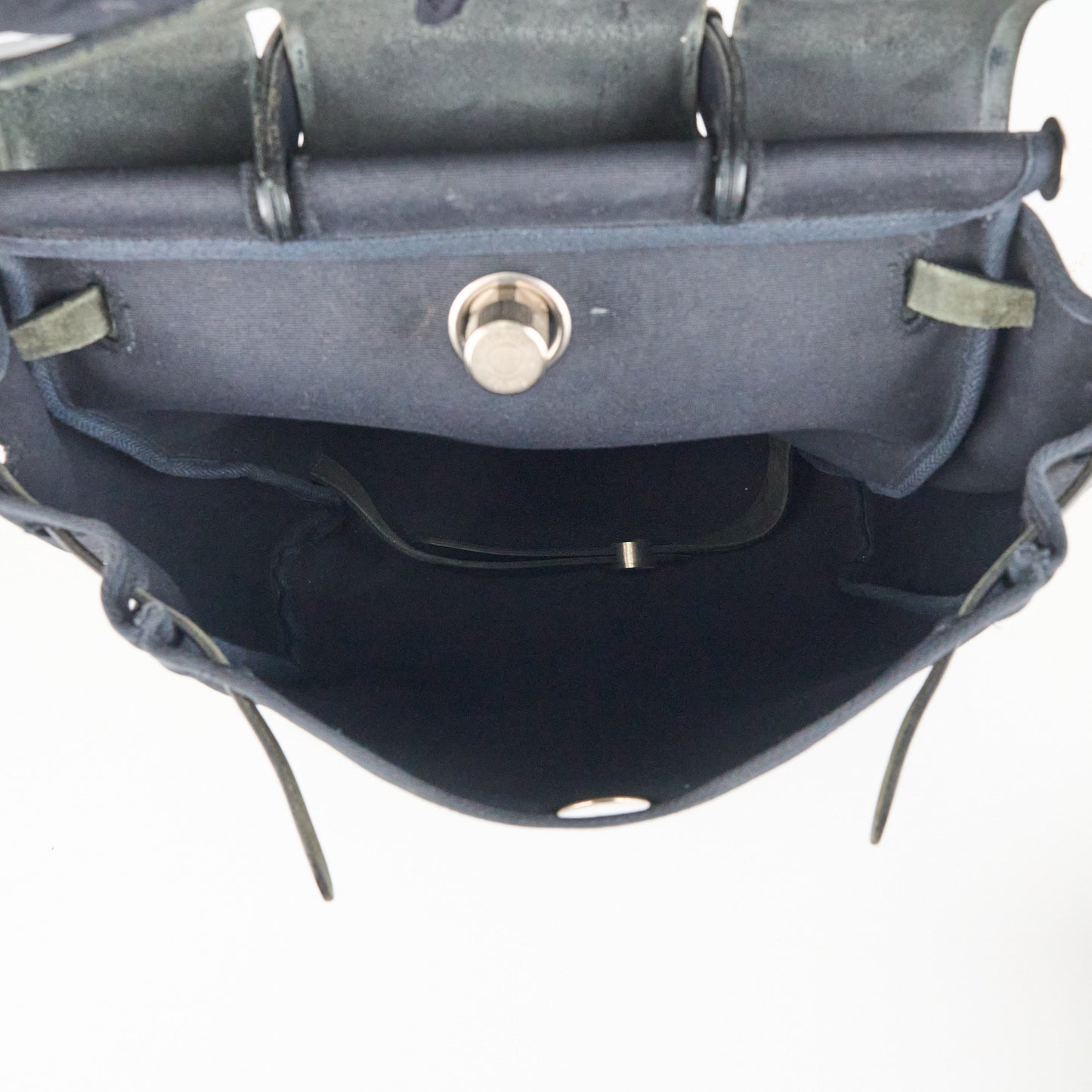 Hermes｜ Herbag Backpack PM  Black Toile 2000