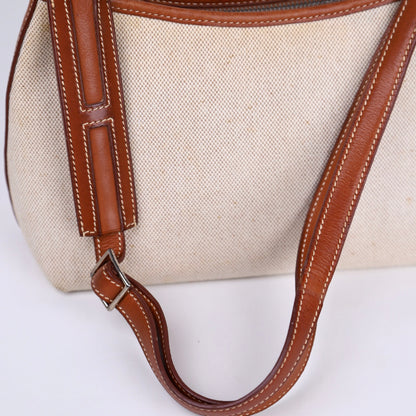 Hermes｜ Berlingot Shoulder Bag Barenia/Toile 2001