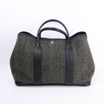 Hermes Limited Garden Party PM in Wool/Buffalo 2003，back view