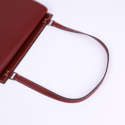 Hermes Valentine  Shoulder bag in Chamonix Rouge H 2001, handle