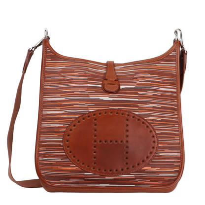 Hermes Evelyne PM in Barenia/Vibrato Fauve  2000， front view