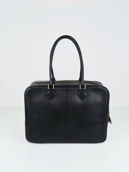 Hermes｜ Plume32 Black Coromandel Cherve