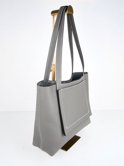 Hermes｜Cabasellier  totebag  Gris Meyer Taurillon Clemence 2022