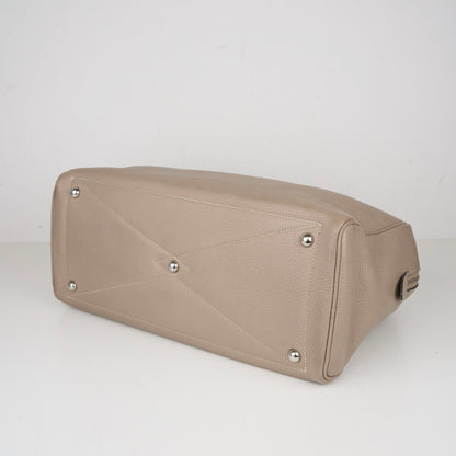 Hermes| Victoria Ⅱ 35 Gris Tourterelle Taurillon Clemence 2015