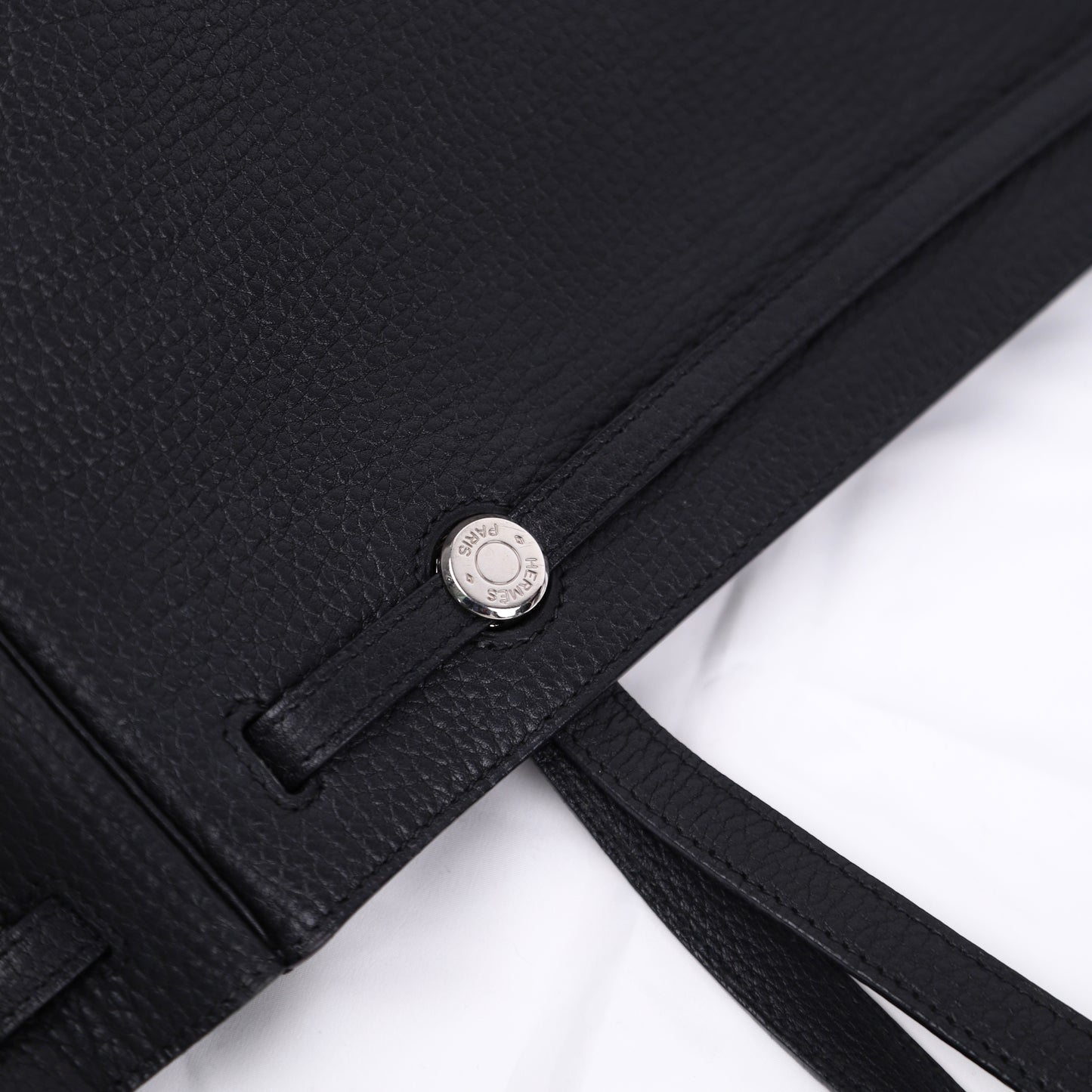 Hermes Cabana Tote Bag in Black Togo 2002