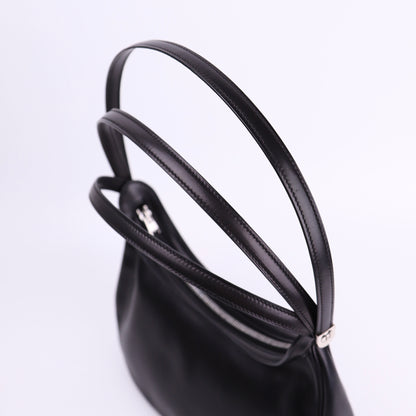Hermes Caporal Handbag in Black Evercalf 2002 (Margiela Era)