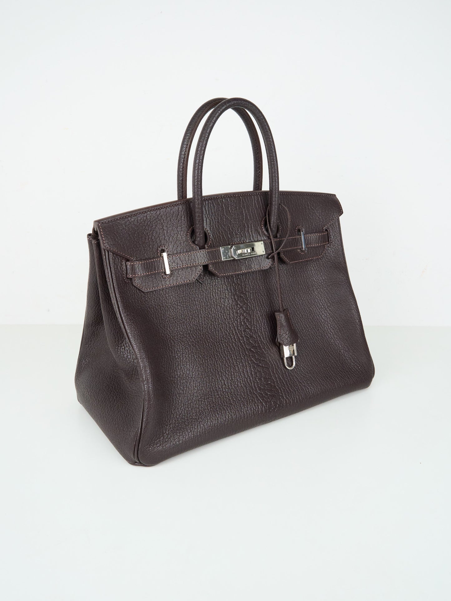Hermes| Birkin 35 Handbag  Ebene Coromandel Cherve 2002