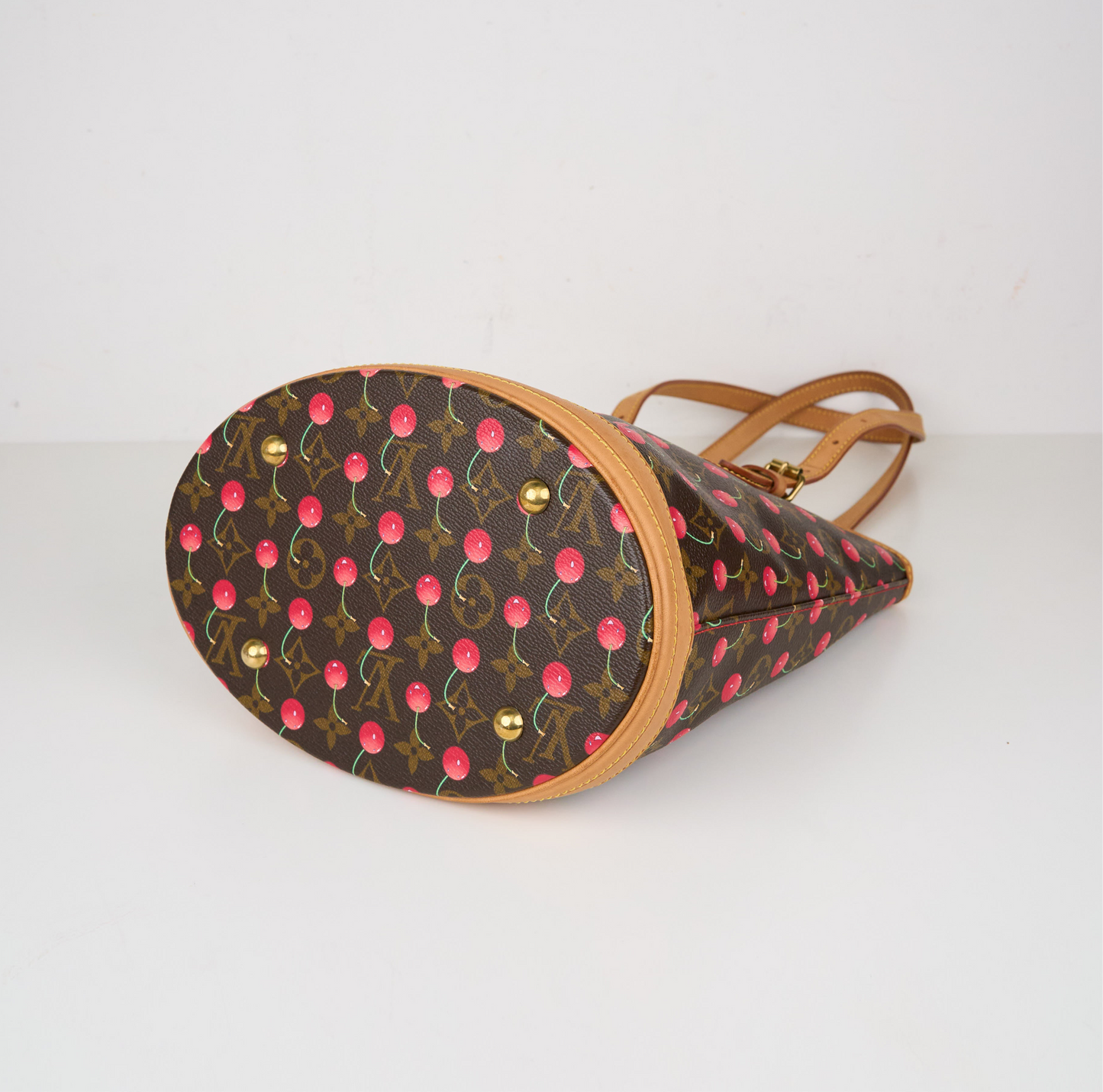 Louis Vuitton X Takashima Murakami 2005 Monogram Cherry  Tote Handbag