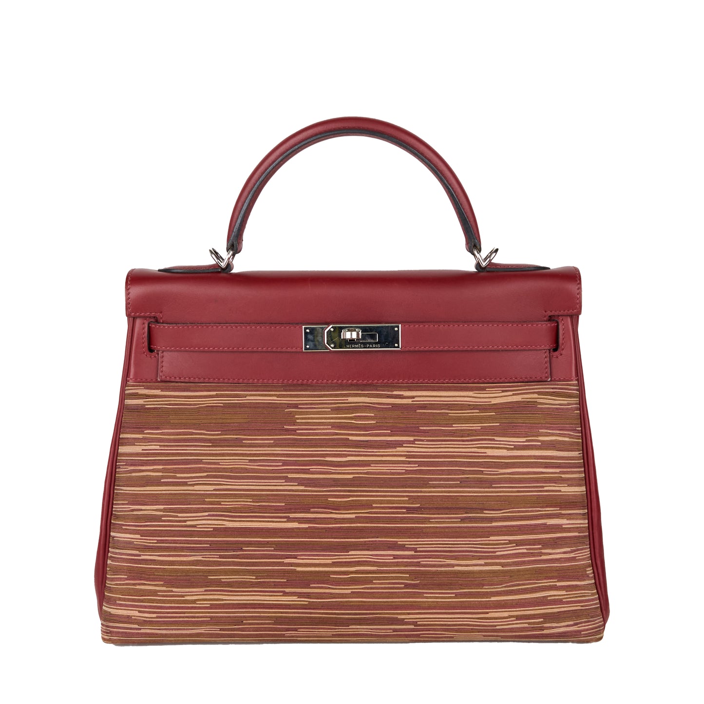 Hermes｜ Kelly 32 Handbag  Box  Calf  Vibrato 2002