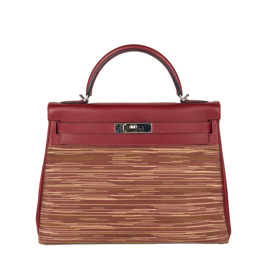 Hermes｜ Kelly 32 Handbag  Box  Calf  Vibrato 2002