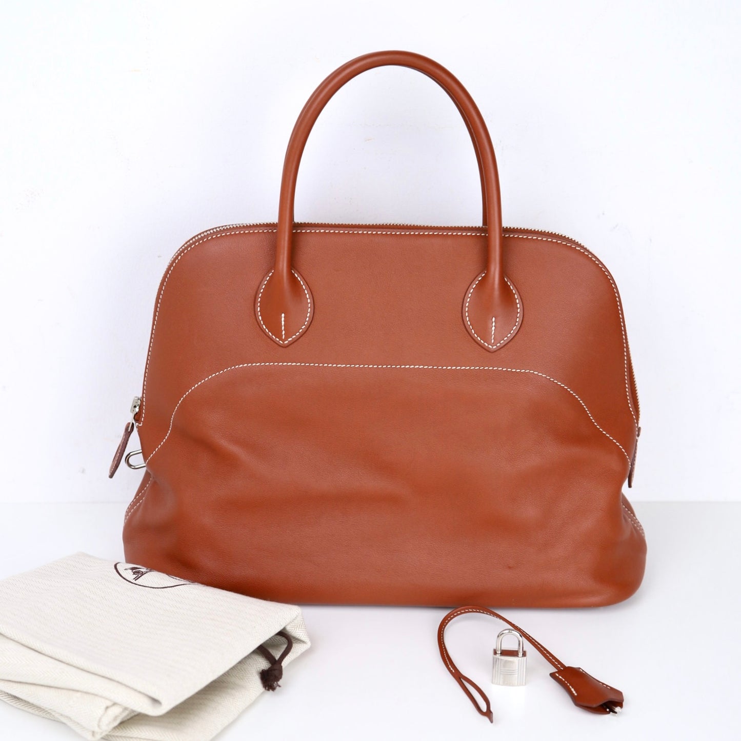 Hermes｜Bolide relax 35 handbag Sikkim  Fauve 2014