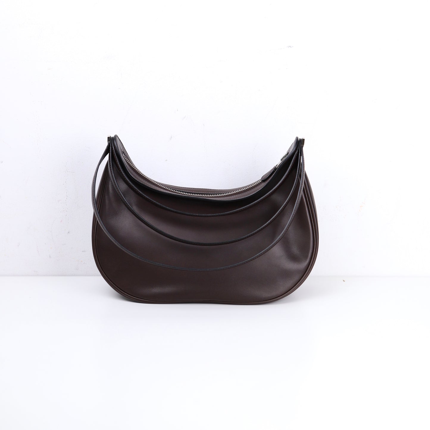 Hermès Caporal Handbag in Evercalf Ebene,back  view 