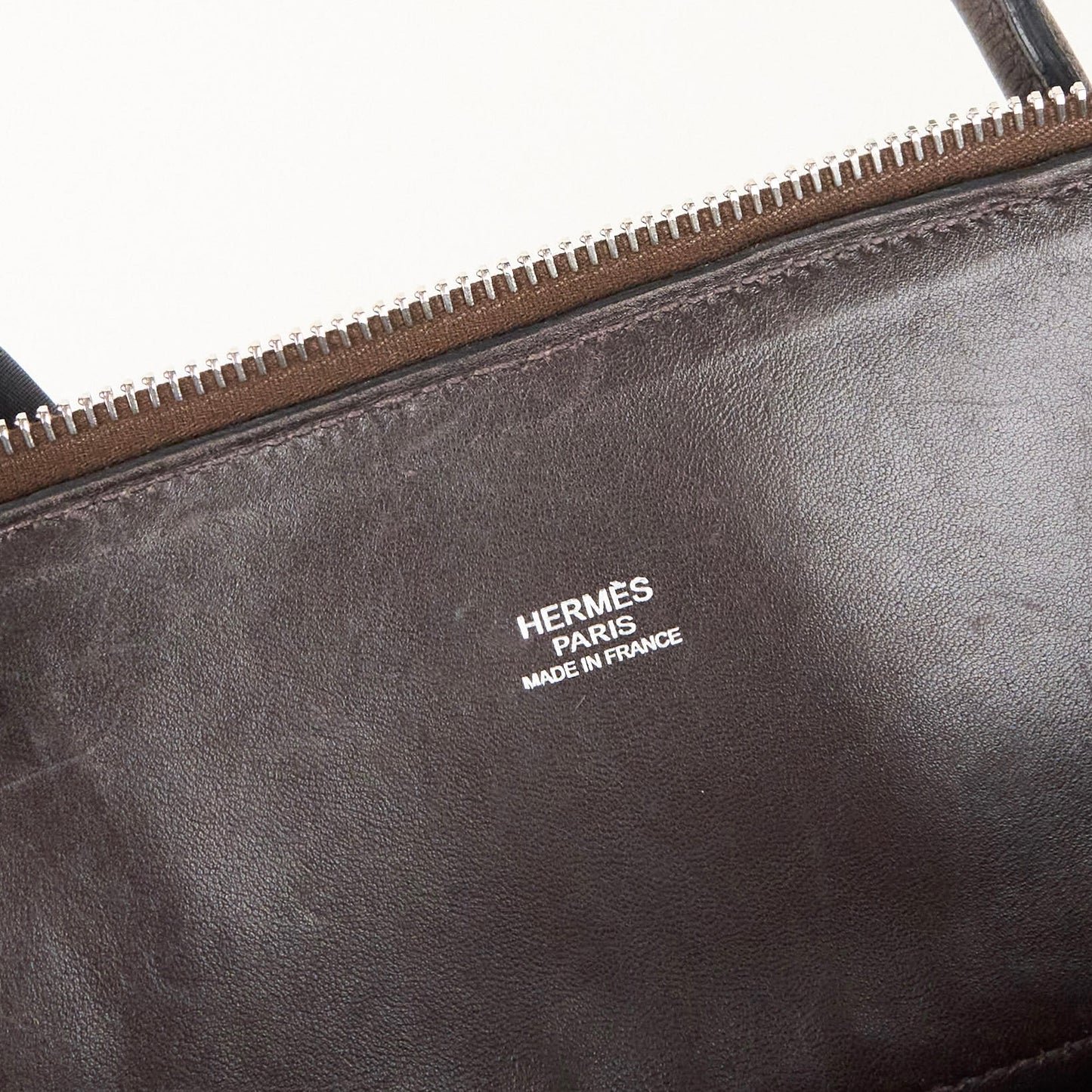 Hermes｜Bolide 31 HandBag Chocolat Taurillon Clemence 2008