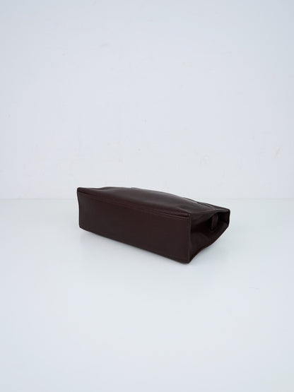 Hermes｜Kelly Pochette Havana Handbag Evergrain 2006