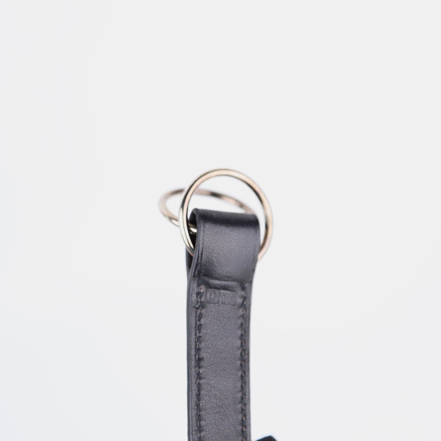 Hermes Pochette Green Belt Bag in Black Barenia 2000, year stamp, square D,2000