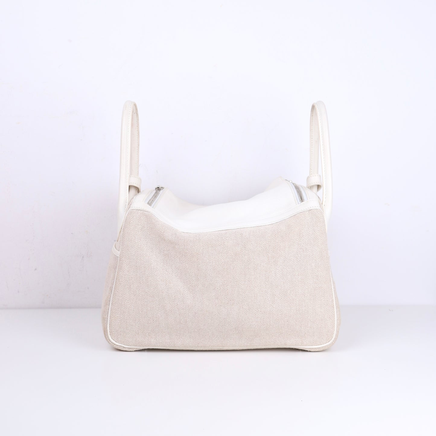 Hermes｜ Lindy 30 2-way Handbag  Black  Swift/Toile 2007
