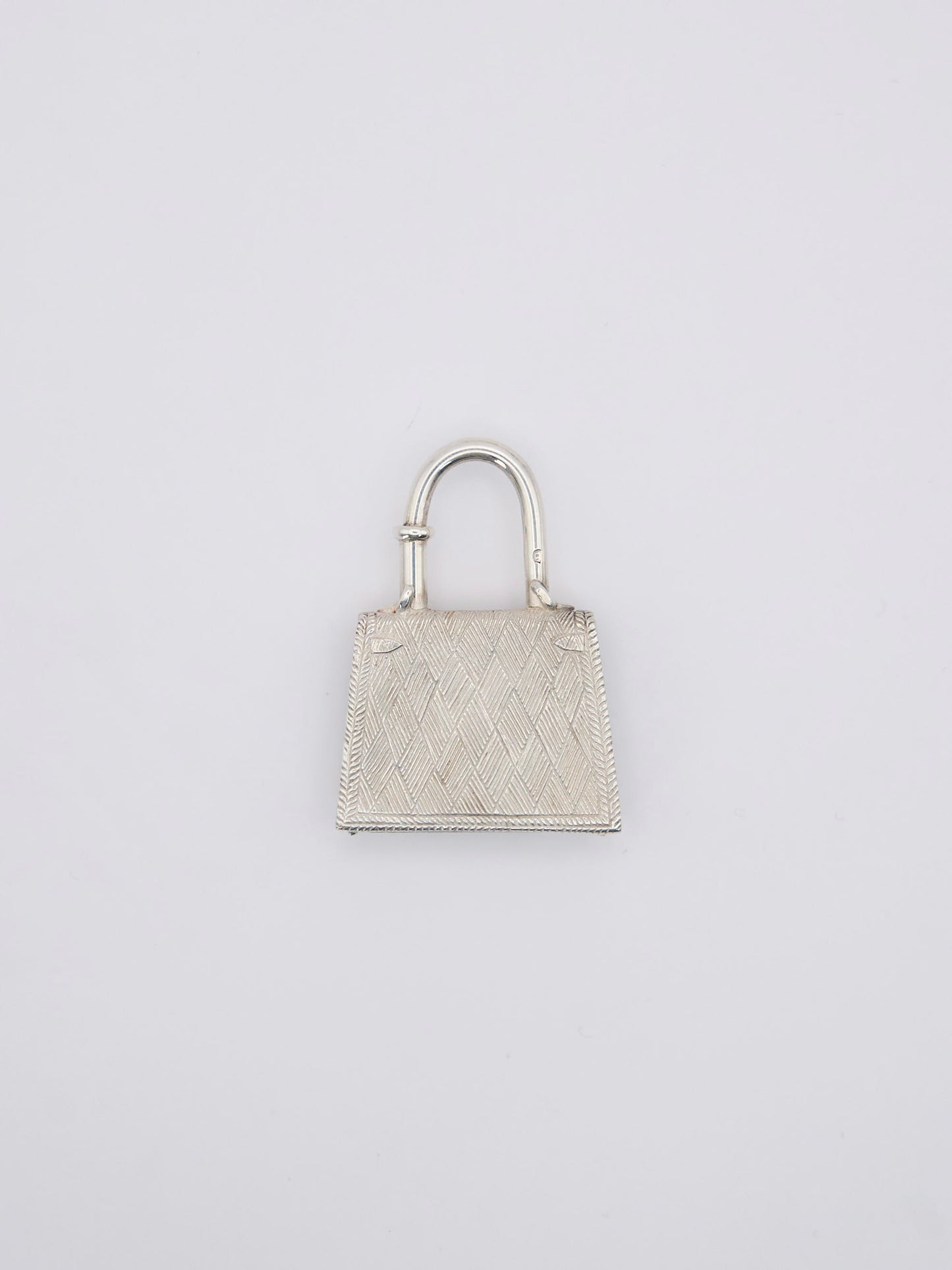Hermes |Kelly bag  motif Cadena Silver S925